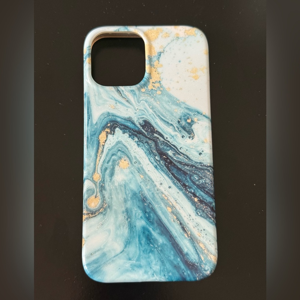 iPhone 12 Pro Blue Marble Phone Case